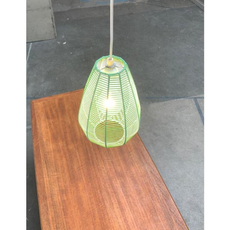Mid-Century German Minimalist String Pendant from Böhmer, 1960s For Sale 2