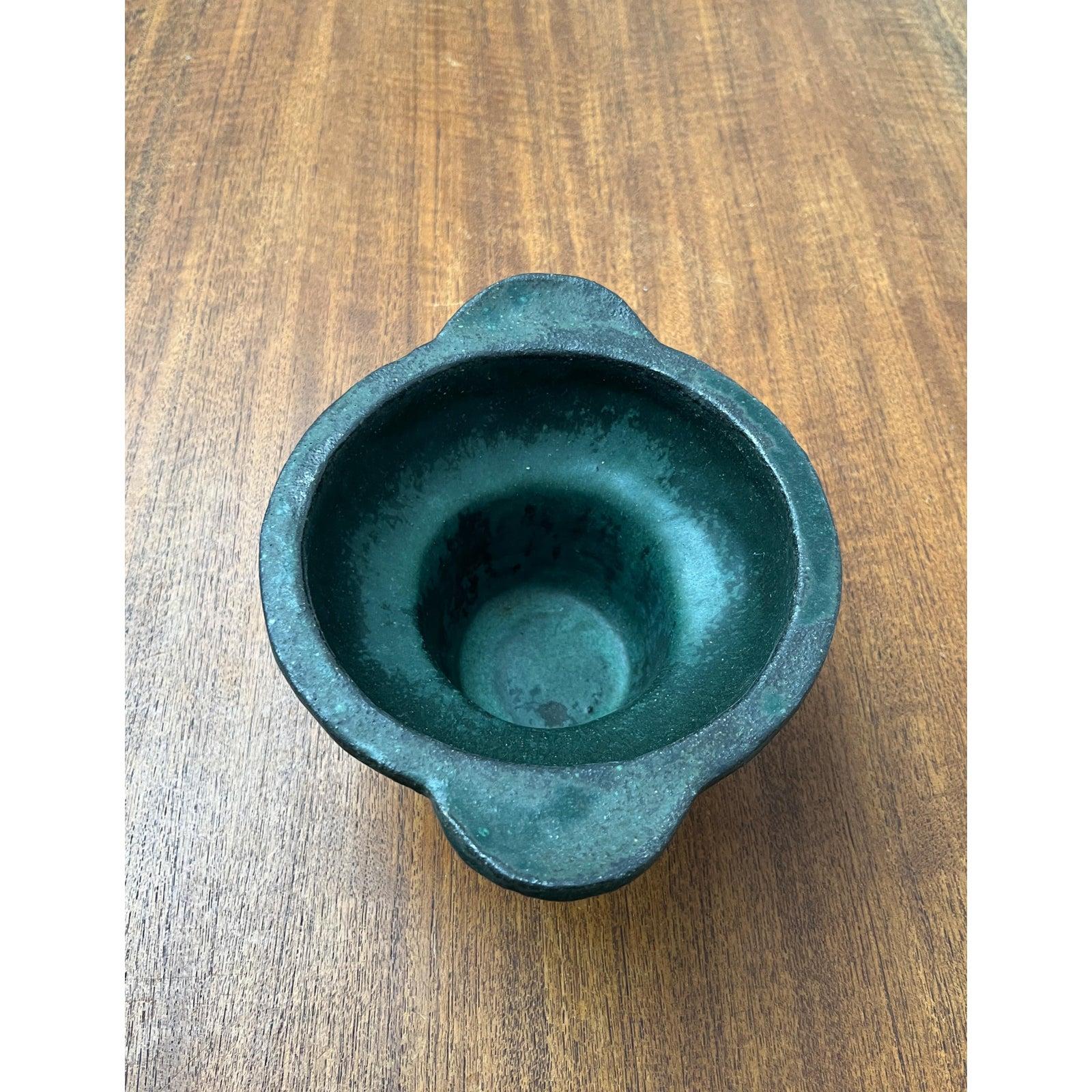 Ceramic Mid-Century German Minimalist Studio Pottery Bowl, 1960s For Sale