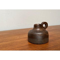 Vaso a caraffa di Studio Pottery minimalista tedesco di metà secolo, anni '60