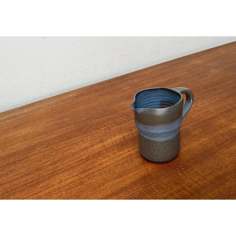 Mid-Century Modern Mid-Century German Minimalist Studio Pottery Carafe Vase 1960s For Sale