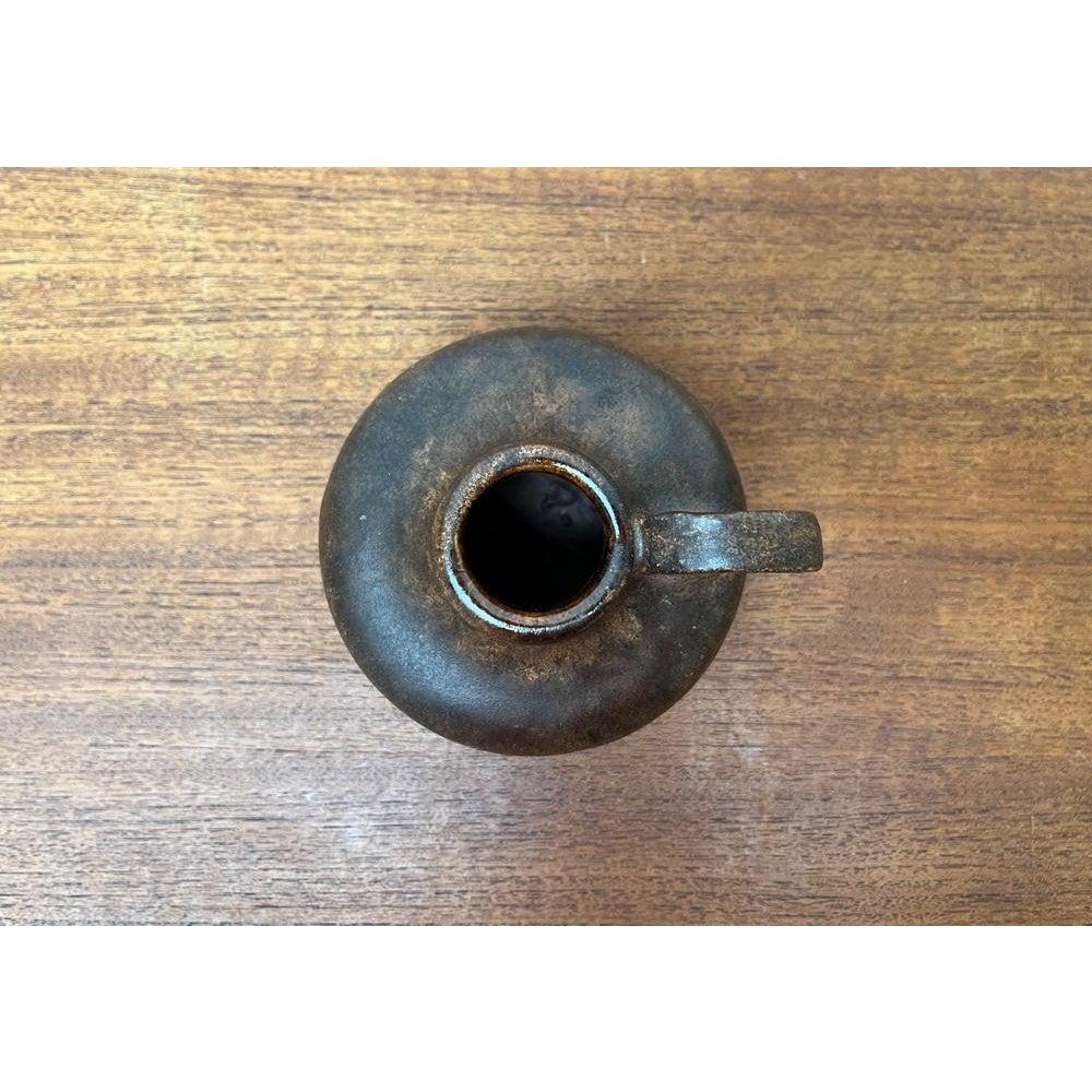 Mid-Century Modern Mid-Century German Minimalist Studio Pottery Carafe Vase, 1960s For Sale