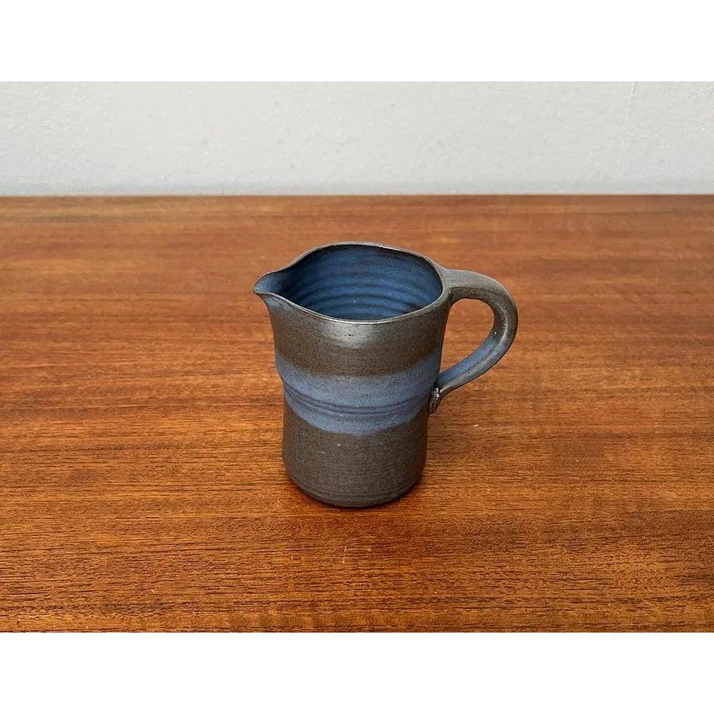 Mid-Century German Minimalist Studio Pottery Carafe Vase 1960s In Excellent Condition For Sale In Hamburg, DE