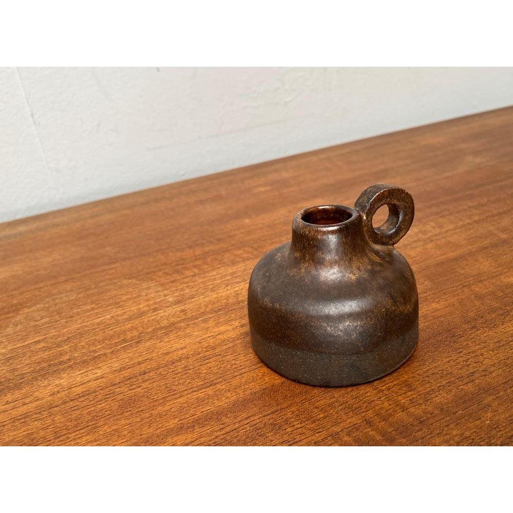 Mid-Century German Minimalist Studio Pottery Carafe Vase, 1960s In Excellent Condition For Sale In Hamburg, DE