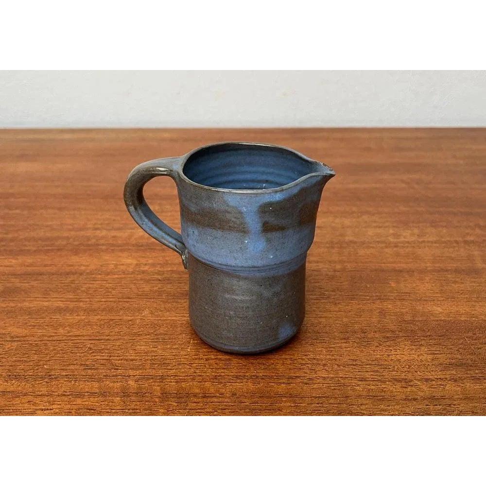 20th Century Mid-Century German Minimalist Studio Pottery Carafe Vase 1960s For Sale