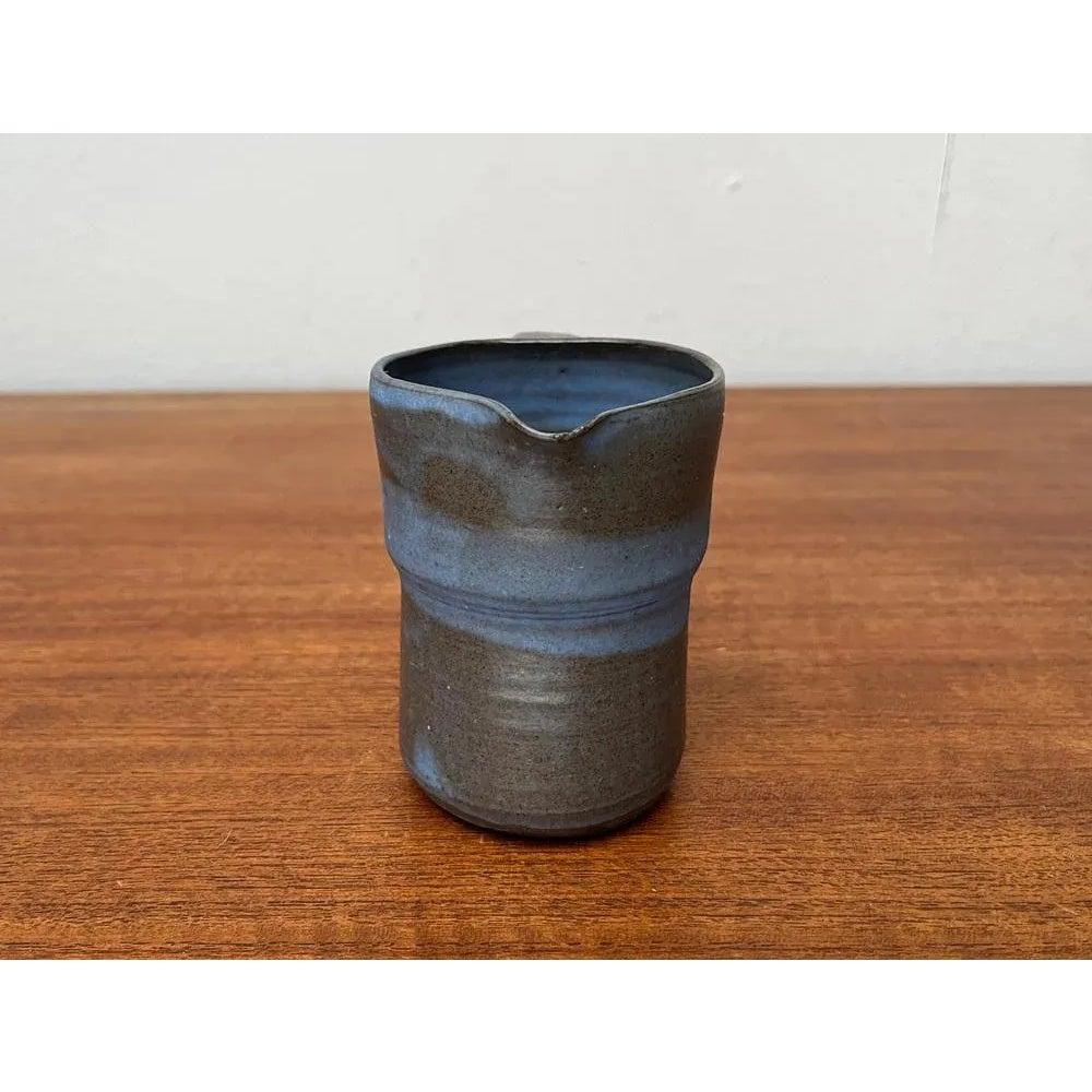 Mid-Century German Minimalist Studio Pottery Carafe Vase 1960s For Sale 1