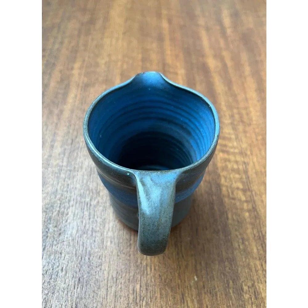 Mid-Century German Minimalist Studio Pottery Carafe Vase 1960s For Sale 2