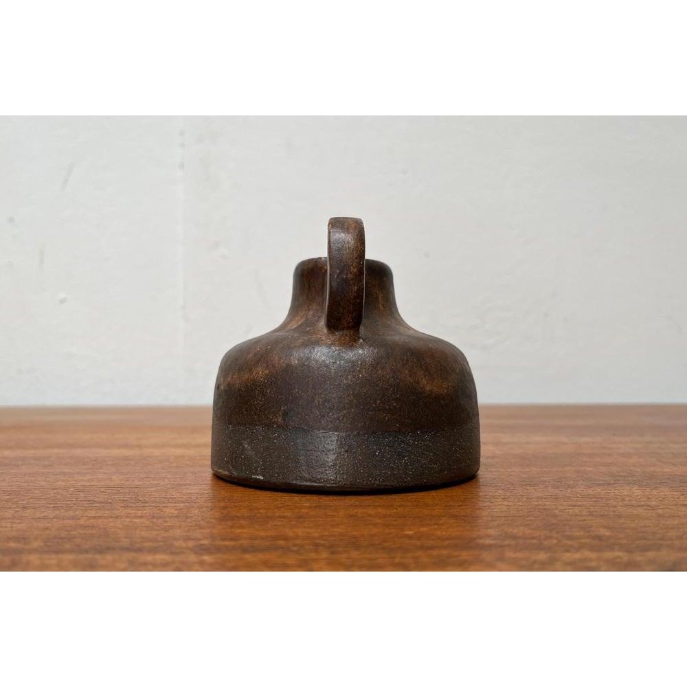 Mid-Century German Minimalist Studio Pottery Carafe Vase, 1960s For Sale 2