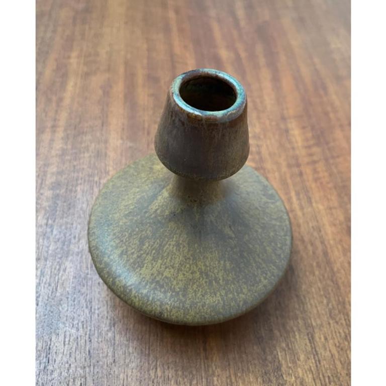 Mid-Century German Minimalist Studio Pottery Vase, 1960s For Sale 4