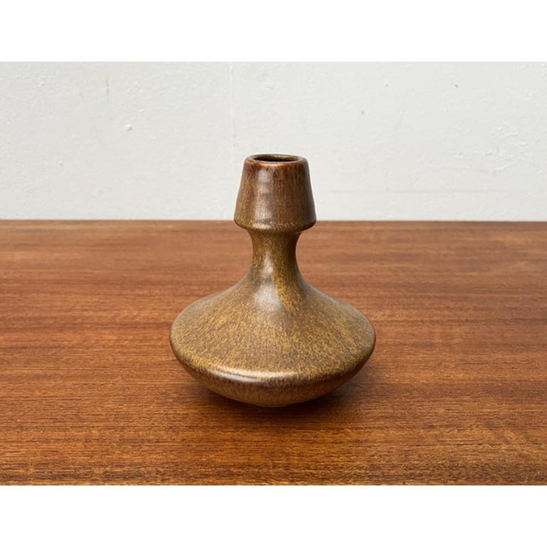 Mid-Century Modern Mid-Century German Minimalist Studio Pottery Vase, 1960s For Sale