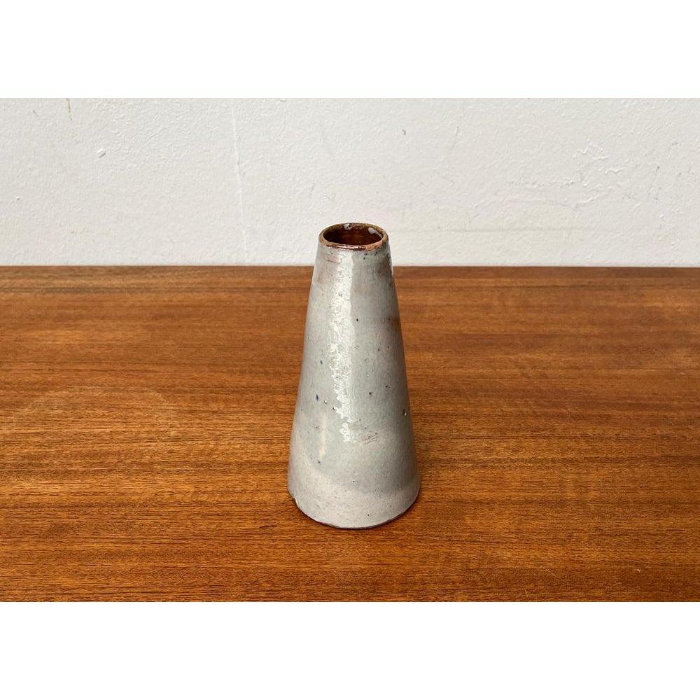 Mid-Century German Minimalist Studio Pottery Vase, 1960s In Excellent Condition For Sale In Hamburg, DE