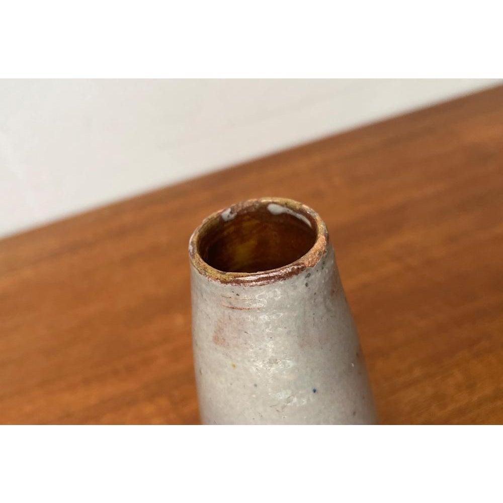 20th Century Mid-Century German Minimalist Studio Pottery Vase, 1960s For Sale