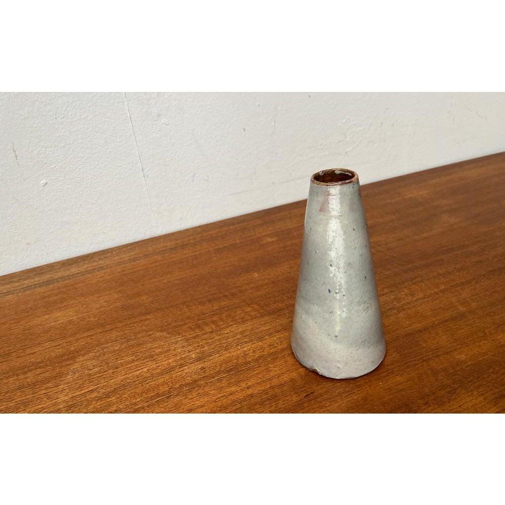 Ceramic Mid-Century German Minimalist Studio Pottery Vase, 1960s For Sale