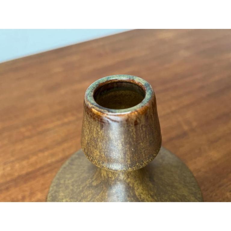 Ceramic Mid-Century German Minimalist Studio Pottery Vase, 1960s For Sale
