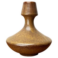Deutsche minimalistische Studio Pottery Vase aus der Jahrhundertmitte, 1960er Jahre