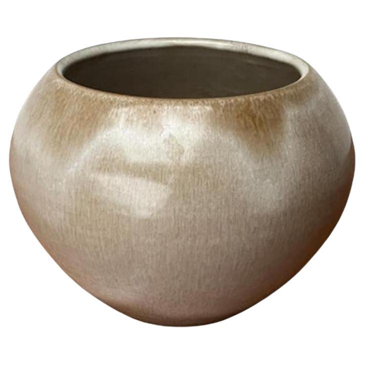 Vaso minimalista tedesco di metà secolo in Studio Pottery, anni '60