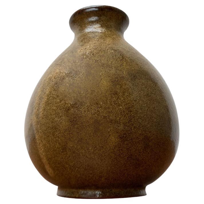 Vaso di Studio Pottery minimalista tedesco di metà secolo di Gudrun Friedrich, anni '60
