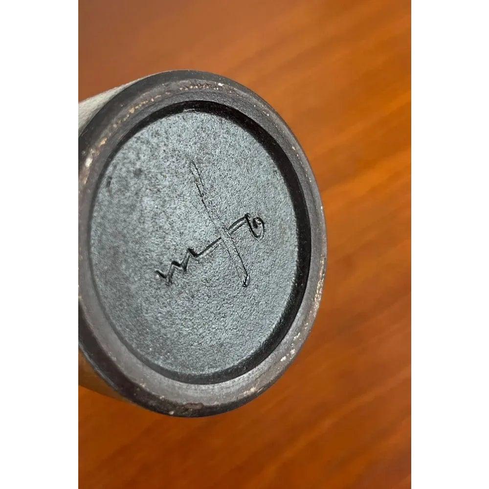 Mid-Century German Minimalist Studio Pottery Vase by Heinz H. Engler, 1960s For Sale 7