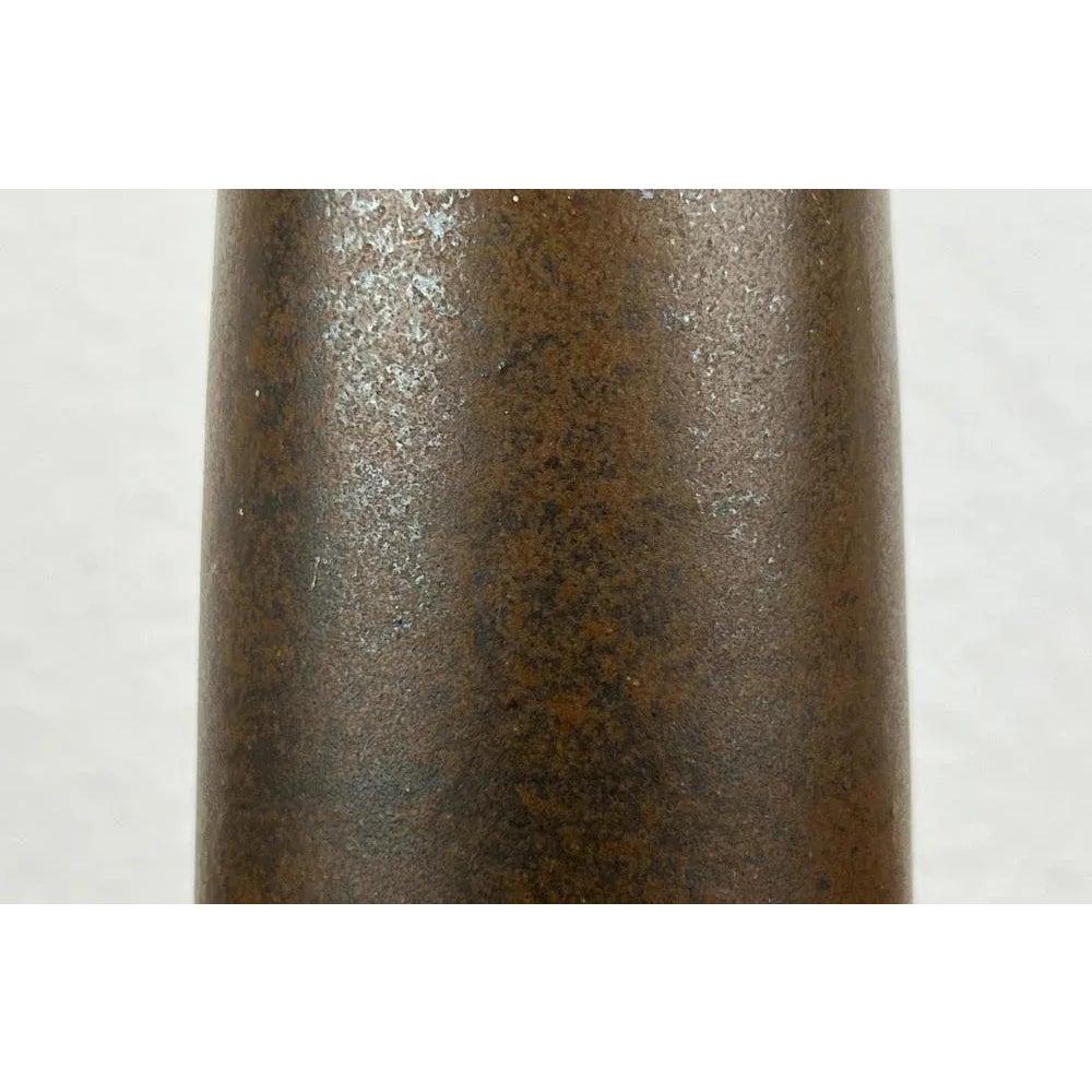 Mid-Century German Minimalist Studio Pottery Vase by Heinz H. Engler, 1960s In Excellent Condition For Sale In Hamburg, DE