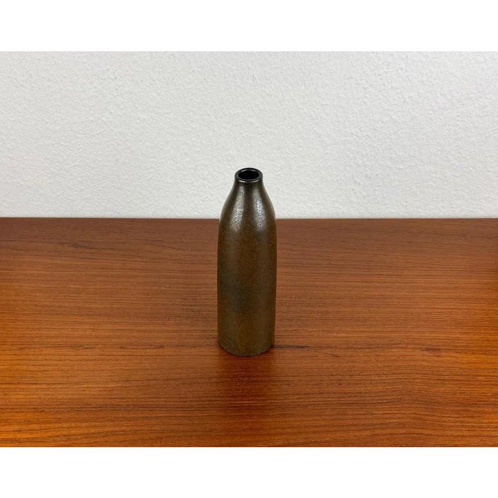 20th Century Mid-Century German Minimalist Studio Pottery Vase by Heinz H. Engler, 1960s For Sale