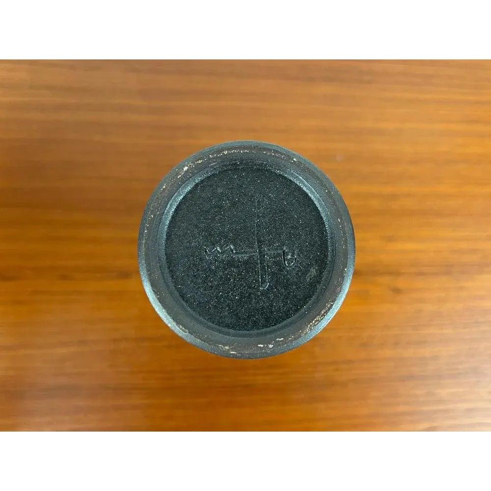 Mid-Century German Minimalist Studio Pottery Vase by Heinz H. Engler, 1960s For Sale 4