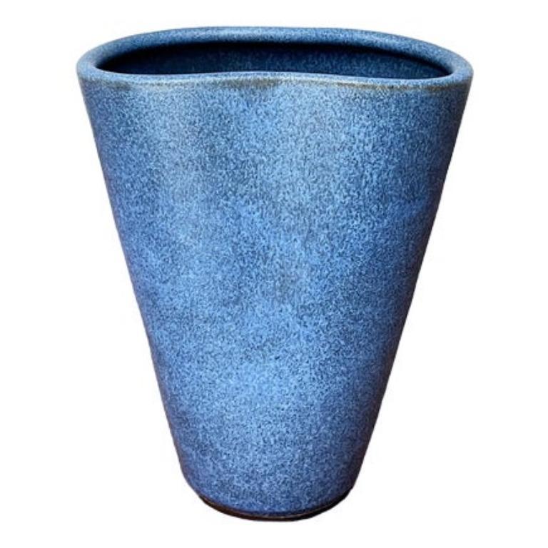 Mid-Century German Minimalist Studio Pottery Vase by Hildegard and Peter Delius