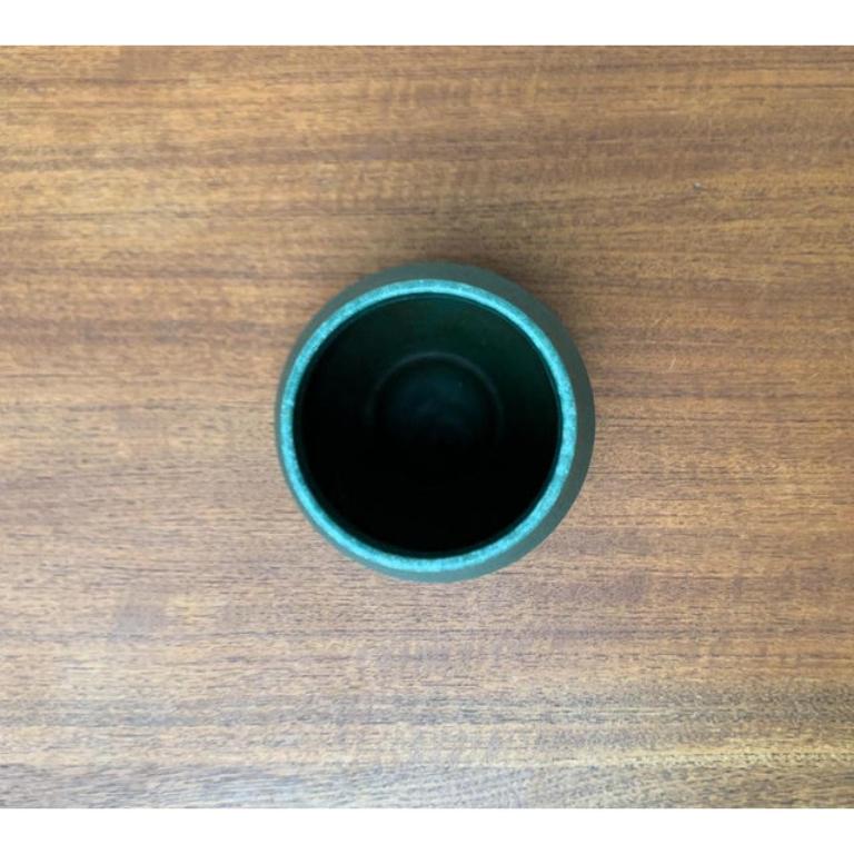 20th Century Mid-Century German Minimalist Studio Pottery Vase by Hildegard & Peter, 1960s For Sale
