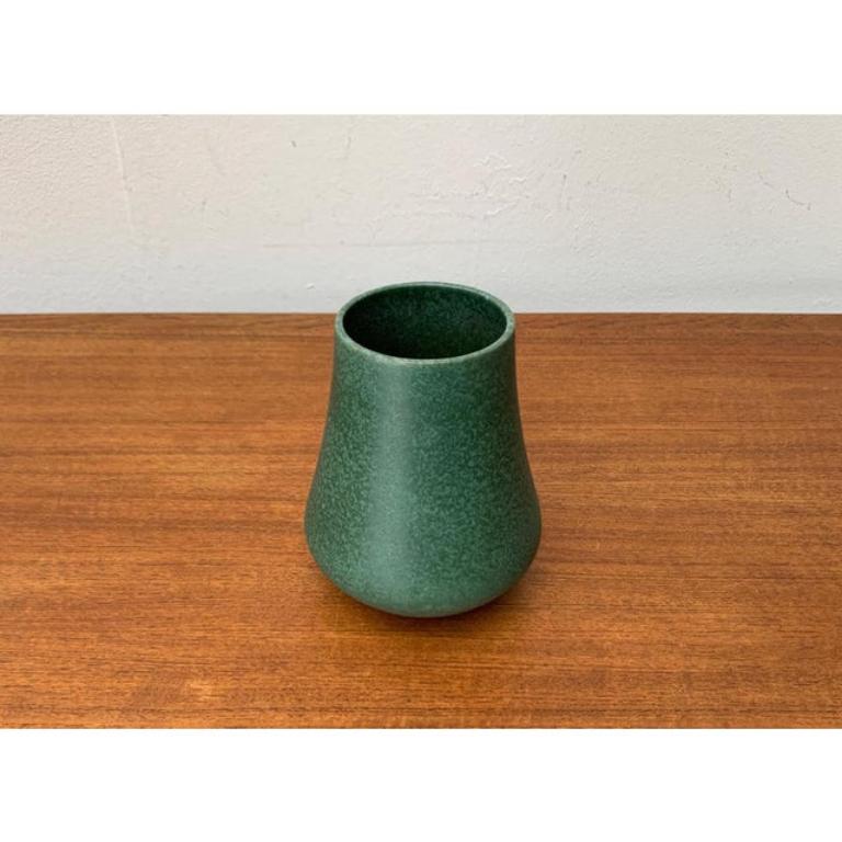 Ceramic Mid-Century German Minimalist Studio Pottery Vase by Hildegard & Peter, 1960s For Sale