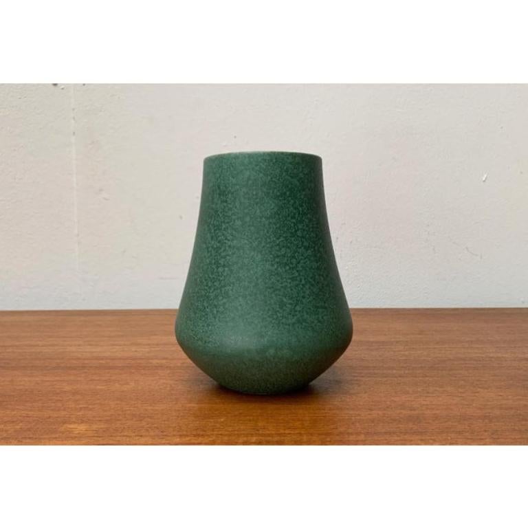 Mid-Century German Minimalist Studio Pottery Vase by Hildegard & Peter, 1960s For Sale 3