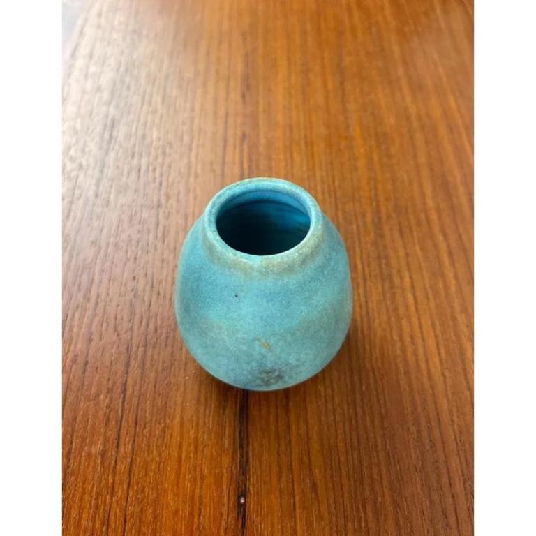 Ceramic Mid-Century German Minimalist Studio Pottery Vase by Lu and Gerd Grove, 1964 For Sale