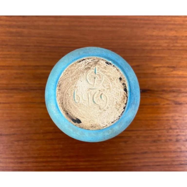 Mid-Century German Minimalist Studio Pottery Vase by Lu and Gerd Grove, 1964 For Sale 2