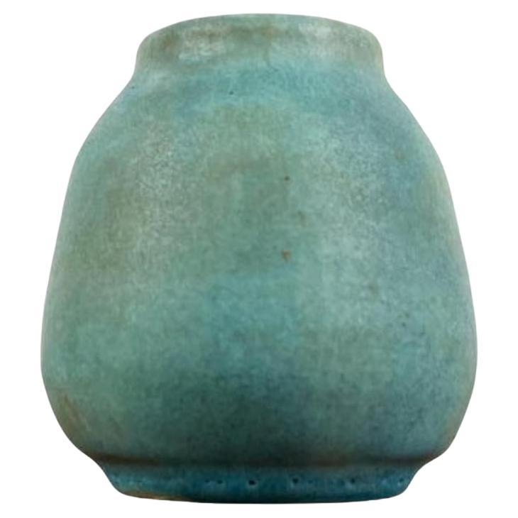 Mid-Century German Minimalist Studio Pottery Vase by Lu and Gerd Grove, 1964