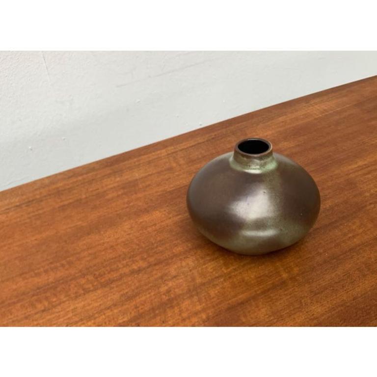 Deutsche minimalistische Studio-Keramikvase aus der Mitte des Jahrhunderts von Siegfried Gramann, 1960er Jahre im Angebot 6