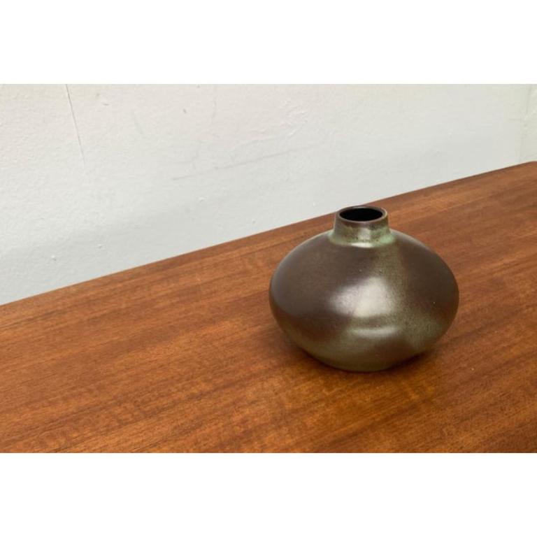 Deutsche minimalistische Studio-Keramikvase aus der Mitte des Jahrhunderts von Siegfried Gramann, 1960er Jahre im Angebot 7