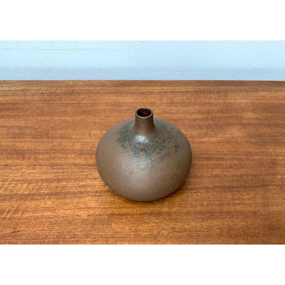 Deutsche minimalistische Studio-Keramikvase aus der Mitte des Jahrhunderts von Siegfried Gramann, 1960er Jahre im Angebot 2