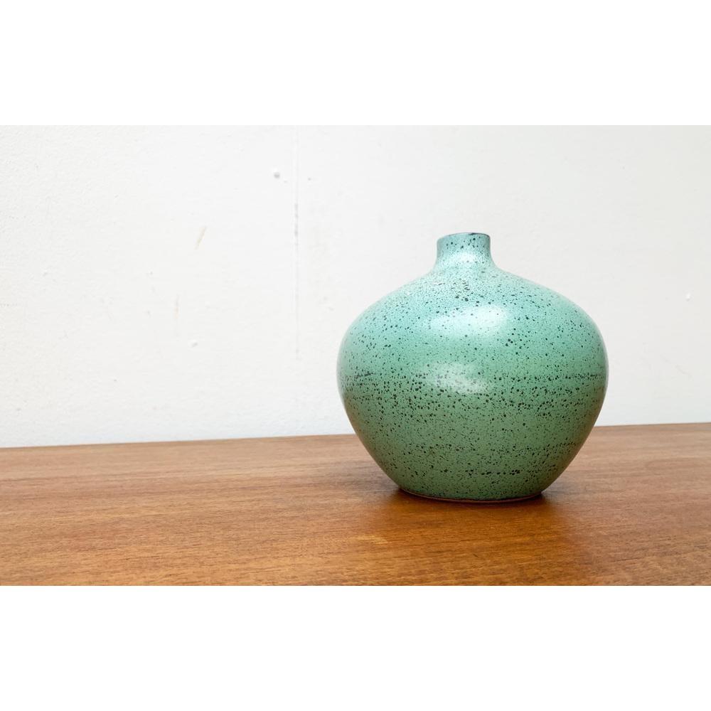 Ceramic Mid-Century German Minimalist Studio Pottery Vase by Siegfried Gramann For Sale