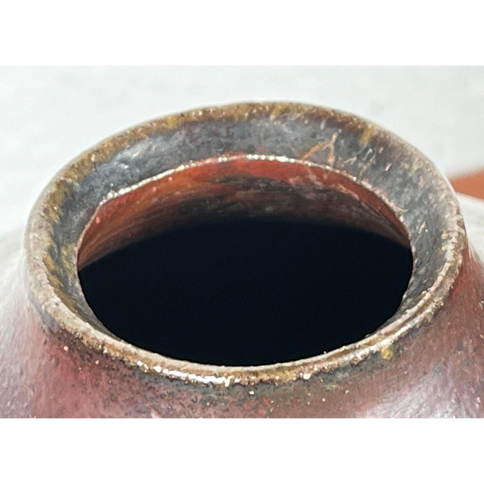 Mid-Century German Minimalist Studio Pottery Vase For Sale 5