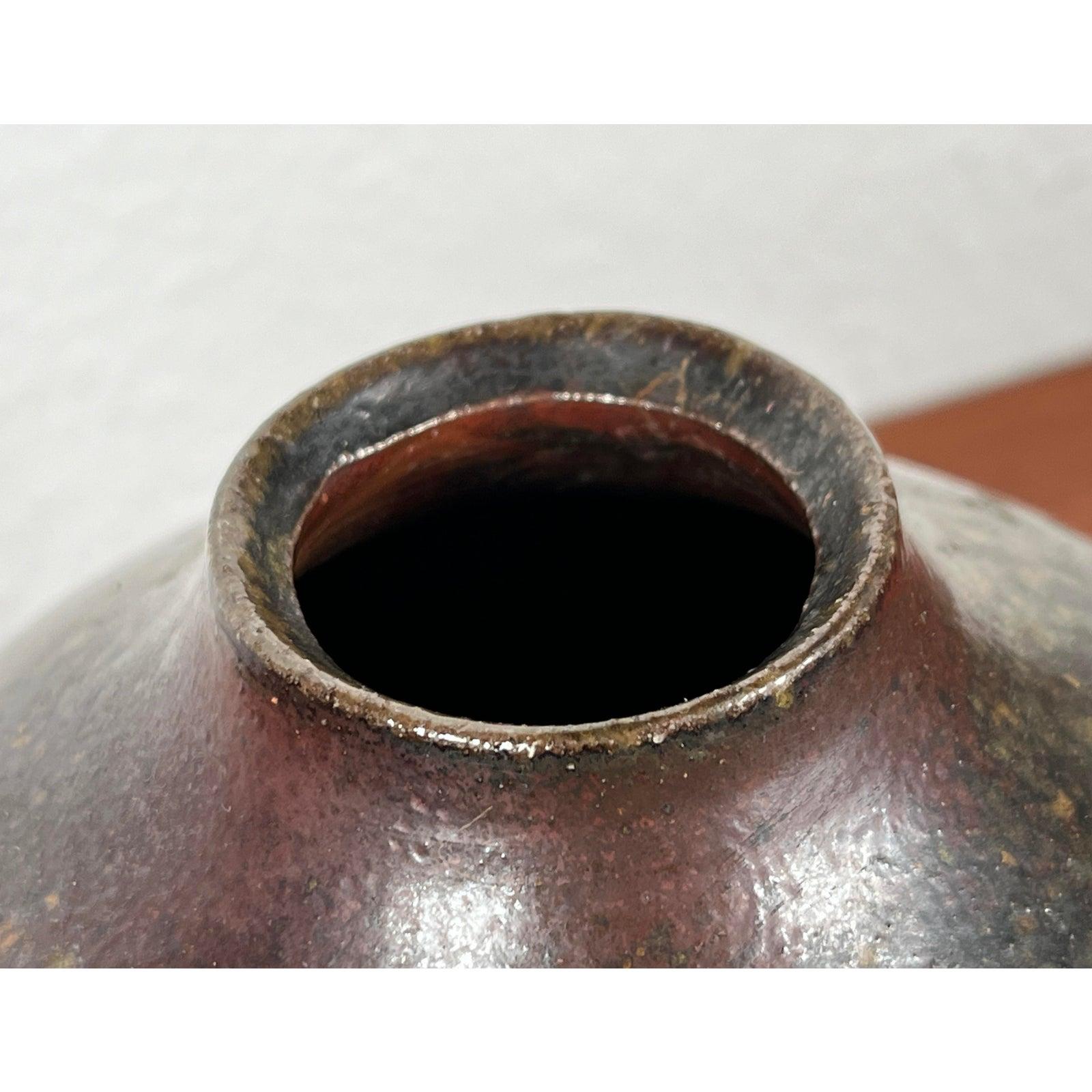 Mid-Century Modern Mid-Century German Minimalist Studio Pottery Vase For Sale