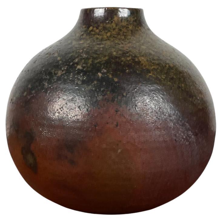 Vaso di Studio Pottery minimalista tedesco di metà secolo
