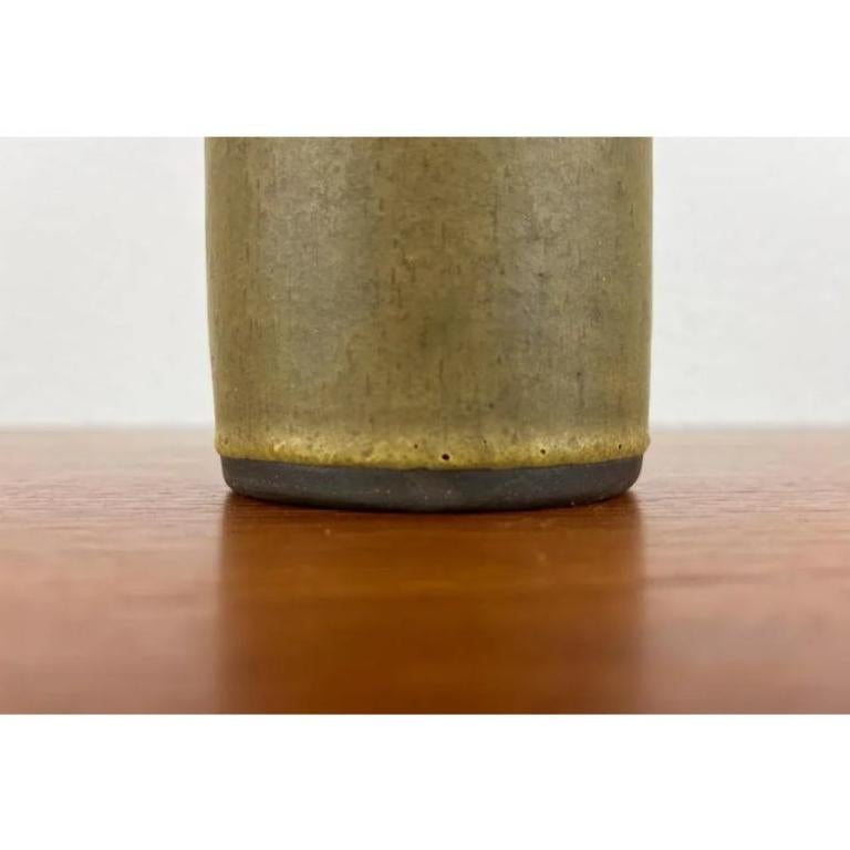 20th Century Mid-Century German Minimalist Studio Pottery Vase from BKW, 1960s For Sale