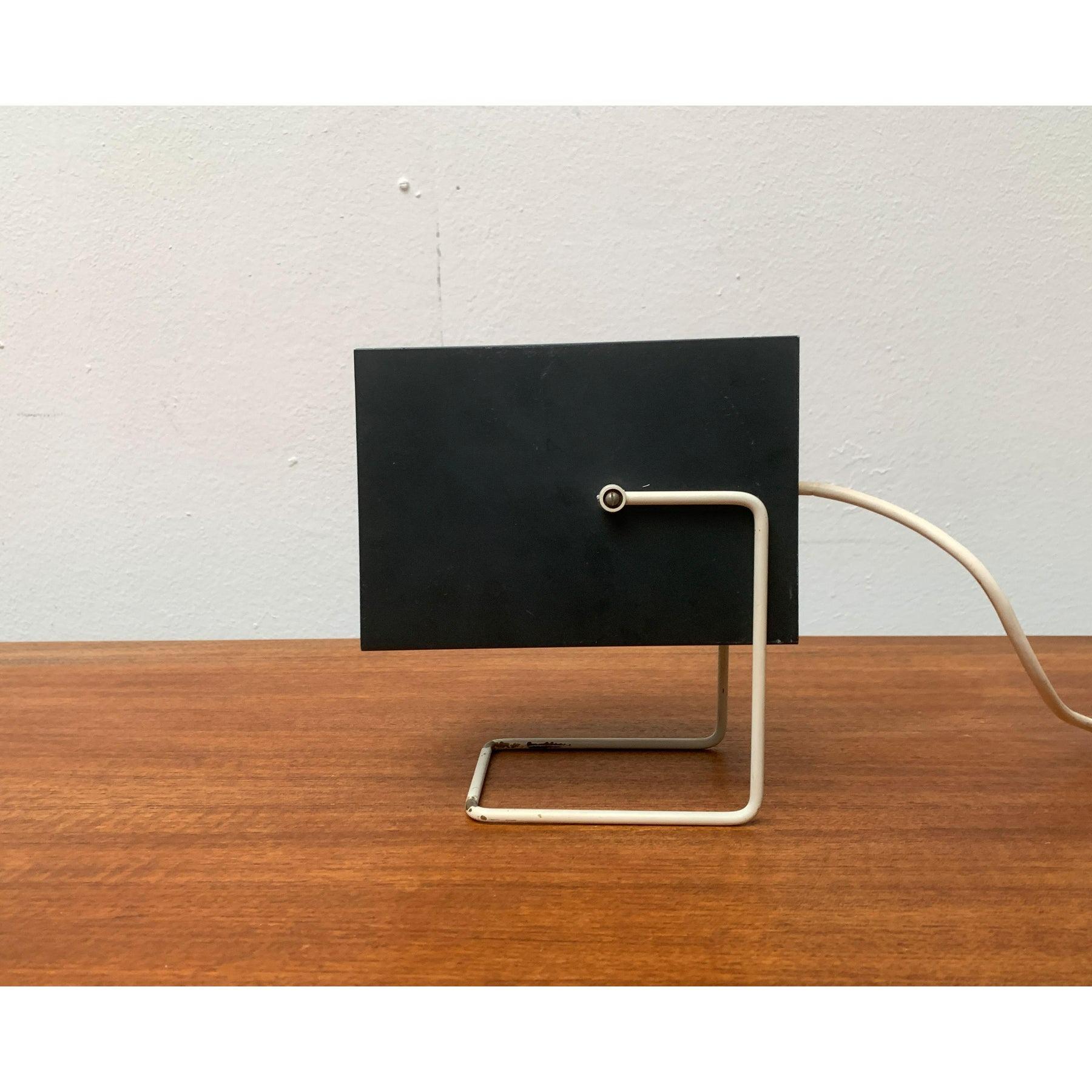 Deutsche minimalistische Mid-Century-Tischlampe von Wilhelm Braun Feldweg, 1960er Jahre im Angebot 4