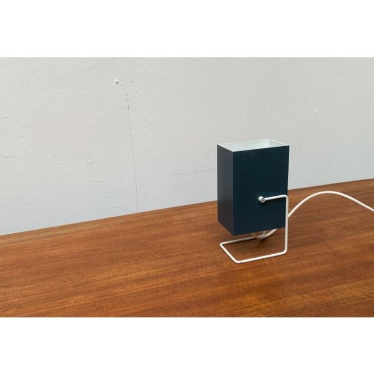 Lámpara de sobremesa minimalista alemana de mediados de siglo de Wilhelm Braun Feldweg, años 60 en venta 4