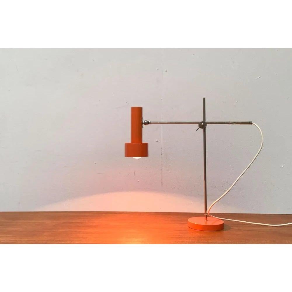 Metal Mid-Century German Minimalist Table Lamp from Beisl, 1960s For Sale