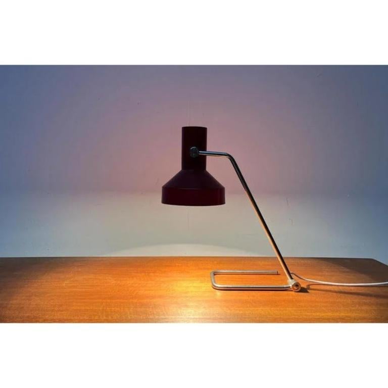 Lámpara de mesa minimalista alemana de mediados de siglo de Hala, años 60 Alemán en venta