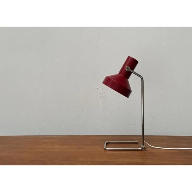 Lámpara de mesa minimalista alemana de mediados de siglo de Hala, años 60 siglo XX en venta