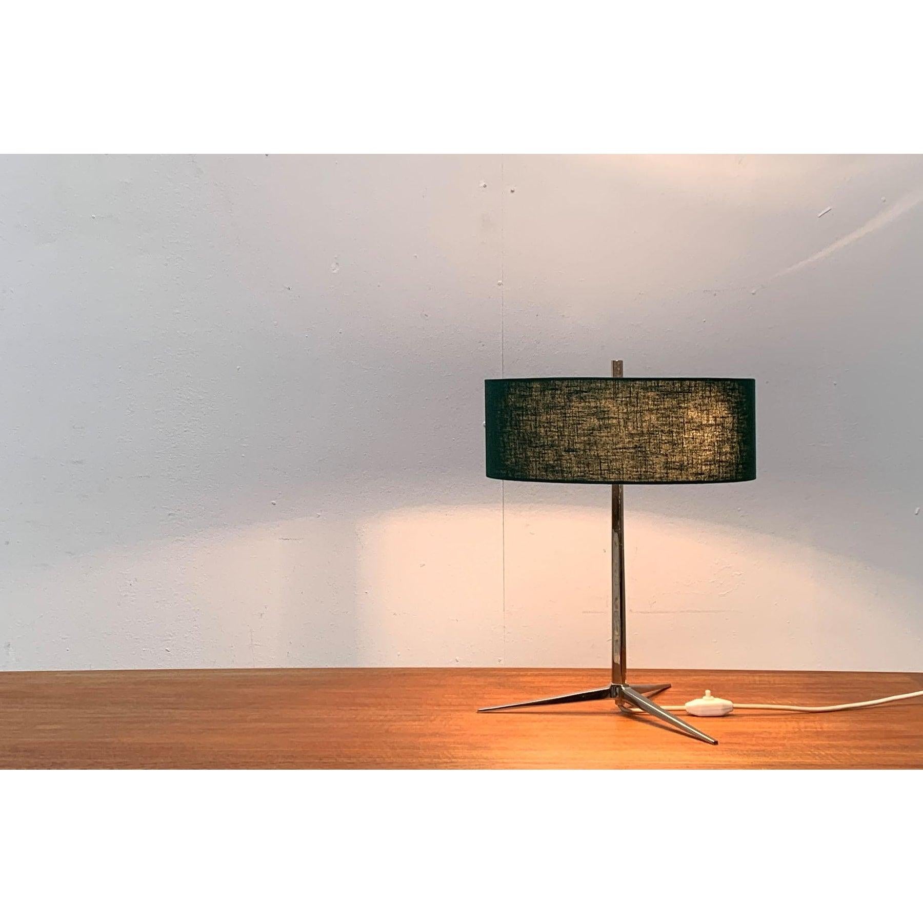 Mid-Century Modern Mid-Century German Minimalist Tripod Table Lamp from Kaiser Leuchten, 1960s For Sale