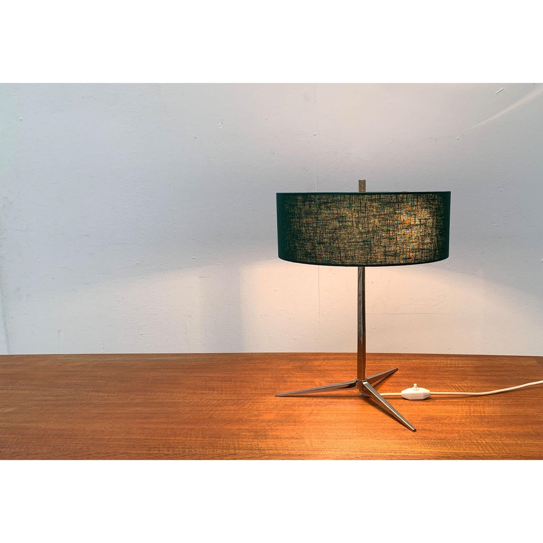 Mid-Century German Minimalist Tripod Table Lamp from Kaiser Leuchten, 1960s For Sale 1