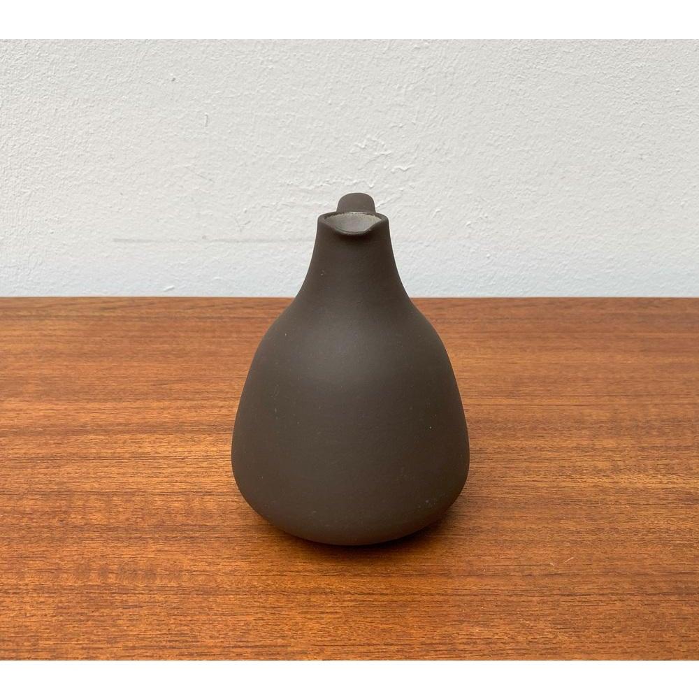 Ceramic Mid-Century German Minimalist Vase by Hildegard and Peter Delius, 1960s For Sale