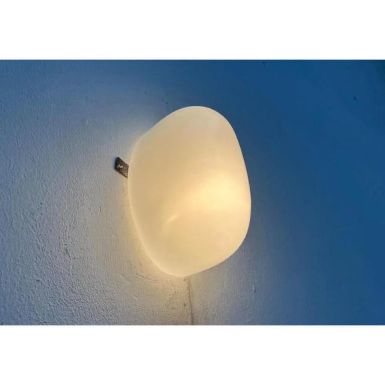 Mid-Century German Minimalist Wall Glass Lamp from Bur, Bünte & Remmler, 1960s For Sale 7