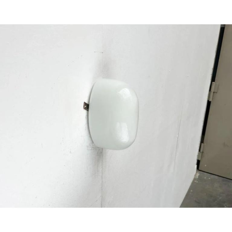 Metal Mid-Century German Minimalist Wall Glass Lamp from Bur, Bünte & Remmler, 1960s For Sale