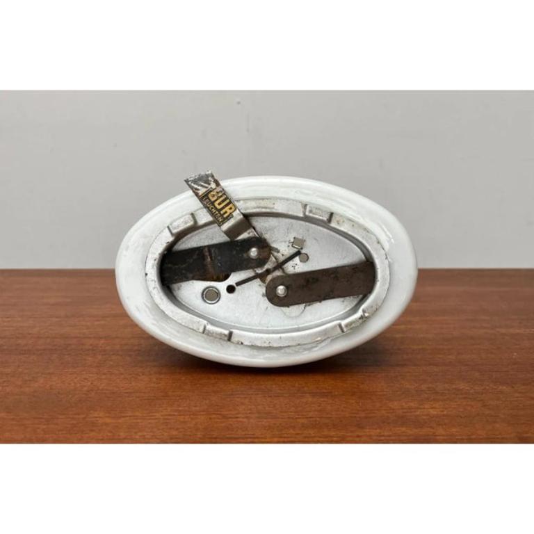 Mid-Century German Minimalist Wall Glass Lamp from Bur, Bünte & Remmler, 1960s For Sale 1
